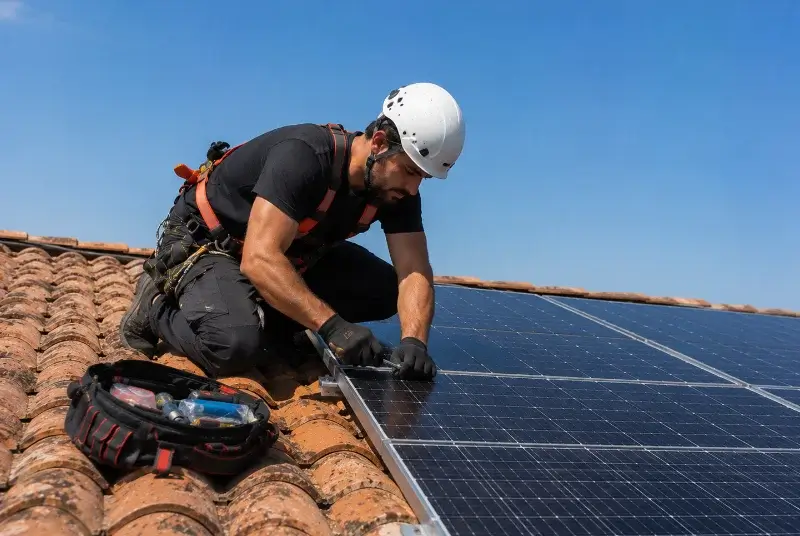 Maintenance et monitoring de panneaux solaires à Acigné